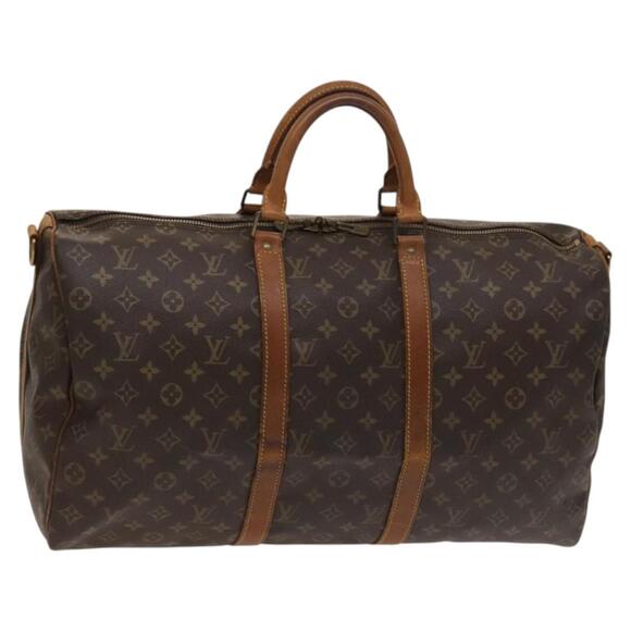 LOUIS VUITTON Monogram Keepall Bandouliere 50 Boston Bag M41416 - Picture 1 of 16